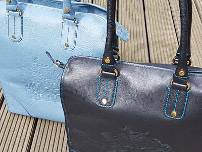 Handmade leather holdalls