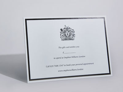 Stephen Williams London gift card