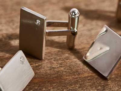 Sterling silver cufflinks